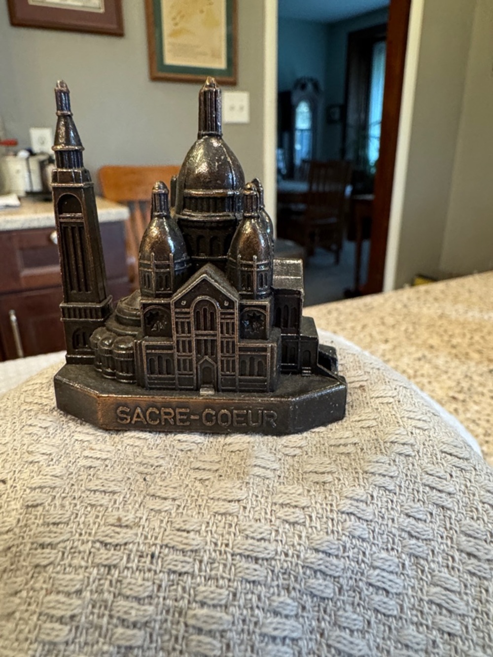 Sacre-Coeur Souvenir Miniature Statue - Black Pencil Sharpener